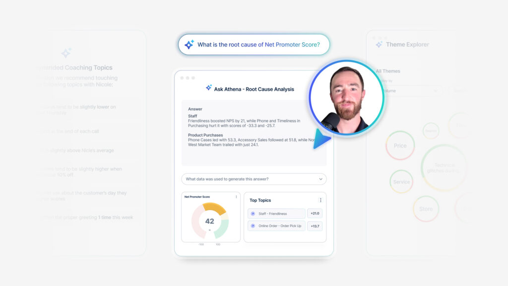 Root Cause Assist dashboard with talking head interview giving a demo