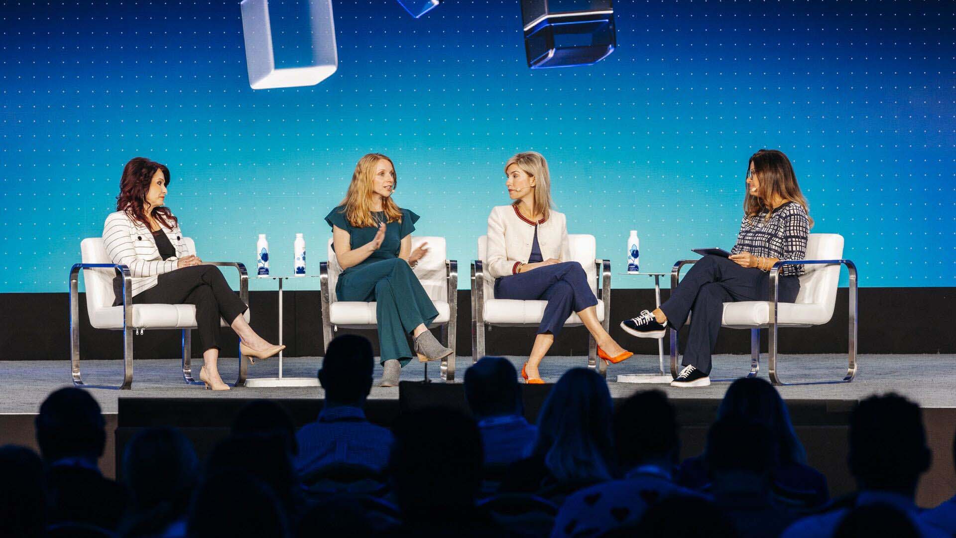 Expy award winners have a panel discussion on the mainstage at Experience 2026